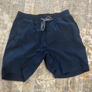mens blue lululemon shorts